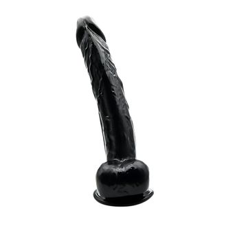 Loving Joy 11 Inch Dildo with Balls Black alternative