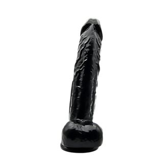 Loving Joy 9 Inch Dildo with Balls Black alternative