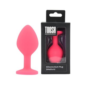 Toosh Pink Silicone Butt Plug Medium alternative