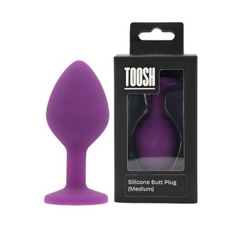Toosh Purple Silicone Butt Plug Medium alternative