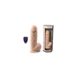 SilexD 8.5 inch Remote Controlled Vibrating Girthy Silicone Dildo alternative