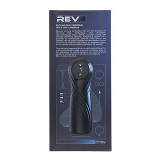 Rev Sucking and Vibrating Male Masturbator