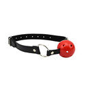 Bound to Please Breathable Ball Gag Red additional 2