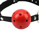Bound to Please Breathable Ball Gag Red additional 5