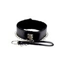 Bound to Please Furry Collar with Leash Black additional 1