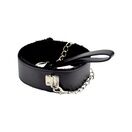 Bound to Please Furry Collar with Leash Black additional 3