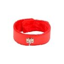 Bound to Please Furry Collar with Leash Red additional 5