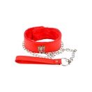 Bound to Please Furry Collar with Leash Red additional 1