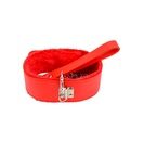 Bound to Please Furry Collar with Leash Red additional 3
