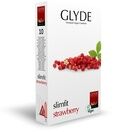 Glyde Ultra Slimfit Strawberry Flavour Vegan Condoms 10 Pack additional 1