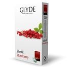 Glyde Ultra Slimfit Strawberry Flavour Vegan Condoms 10 Pack additional 2