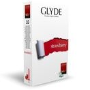 Glyde Ultra Strawberry Flavour Vegan Condoms 10 Pack additional 1
