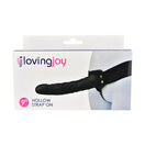 Loving Joy 9 Inch Hollow Strap On Black additional 7