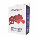 Loving Joy Beginner's Bondage Kit Red (8 Piece) additional 3