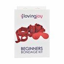 Loving Joy Beginner's Bondage Kit Red (8 Piece) additional 1