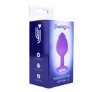 Loving Joy Jewelled Silicone Butt Plug Purple - Medium additional 9