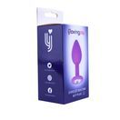 Loving Joy Jewelled Silicone Butt Plug Purple -Small additional 1