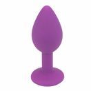 Loving Joy Jewelled Silicone Butt Plug Purple -Small additional 4