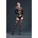Moonlight Black Bardot Style Body with Stockings One Size additional 1