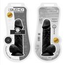 SilexD 8.5 inch Realistic Silicone Dual Density Girthy Dildo with Suction Cup with Balls Black additional 2