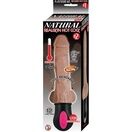 Realistic Warming 6.5 inch Vibrating Dildo with Balls Brown additional 2