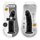 SilexD 9 inch Realistic Girthy Silicone Dual Density Dildo with Suction Cup Black additional 2