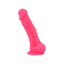 Loving Joy 7 Inch Realistic Silicone Dildo with Suction Cup and Balls Pink additional 4