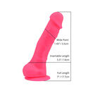 Loving Joy 7 Inch Realistic Silicone Dildo with Suction Cup and Balls Pink additional 5