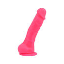 Loving Joy 7 Inch Realistic Silicone Dildo with Suction Cup and Balls Pink additional 1