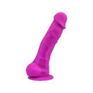 Loving Joy 7 Inch Realistic Silicone Dildo with Suction Cup and Balls Purple additional 1
