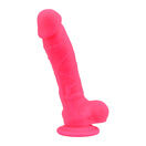 Loving Joy 8 Inch Realistic Silicone Dildo with Suction Cup and Balls Pink additional 4