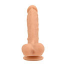 Loving Joy 8 Inch Realistic Silicone Dildo with Suction Cup and Balls Vanilla additional 2