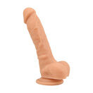 Loving Joy 8 Inch Realistic Silicone Dildo with Suction Cup and Balls Vanilla additional 3