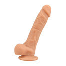 Loving Joy 8 Inch Realistic Silicone Dildo with Suction Cup and Balls Vanilla additional 1