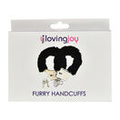 Loving Joy Furry Handcuffs Black additional 2