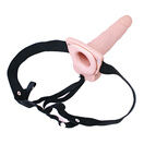 Nasswalk Toys Erection Assistant Hollow Vibrating Strap-On 6 inch Flesh Pink additional 2