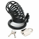 Rimba Metal Male Chastity Device With Padlock additional 3