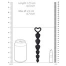 Shots Toys Black Silicone Anal Beads additional 4