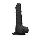 Shots Toys RealRock 9 Inch Dong With Testicles Black additional 1