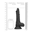 Shots Toys RealRock 9 Inch Dong With Testicles Black additional 2