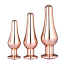 Dream Toys Gleaming Butt Plug Set Rose Gold additional 1