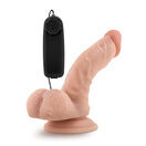 Blush Novelties Dr Skin Dr Ken Curved Vibrating Cock With Suction Cup additional 1