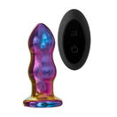 Dream Toys Glamour Glass Remote Control Curved Butt Plug additional 1