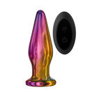 Dream Toys Glamour Glass Remote Control Tapered Butt Plug additional 1