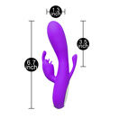 Double Bunny 12 speed Silicone Vibe Purple additional 2
