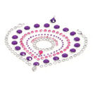 Bijoux Indiscrets Flamboyant Rhinestone Jewellery Purple Pink additional 4