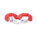 Bound to Play. Heavy Duty Furry Handcuffs Red additional 3
