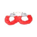 Bound to Play. Heavy Duty Furry Handcuffs Red additional 5