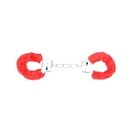 Bound to Play. Heavy Duty Furry Handcuffs Red additional 1