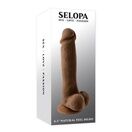 Evolved Sex Toys Selopa 6.5 Inch Natural Feel Dildo Flesh Brown additional 3